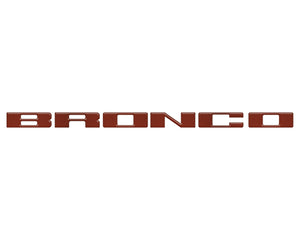 Tufskinz Front Grille Letter Overlays Fits 21+ Bronco