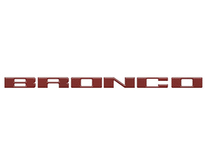 Tufskinz Front Grille Letter Overlays Fits 21+ Bronco