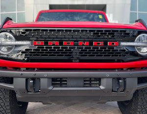 Tufskinz Front Grille Letter Overlays Fits 21+ Bronco