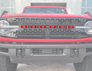 Tufskinz Front Grille Letter Overlays Fits 21+ Bronco