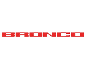 Tufskinz Front Grille Letter Overlays Fits 21+ Bronco