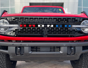 Tufskinz Front Grille Letter Overlays Fits 21+ Bronco