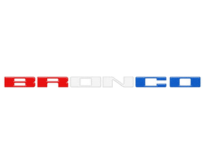 Tufskinz Front Grille Letter Overlays Fits 21+ Bronco