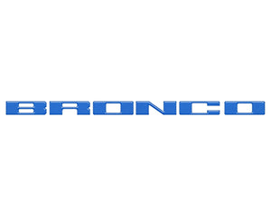 Tufskinz Front Grille Letter Overlays Fits 21+ Bronco