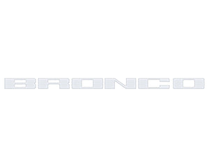 Tufskinz Front Grille Letter Overlays Fits 21+ Bronco