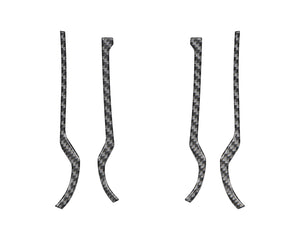 Tufskinz Front Grab Rail Line Inserts Fits 2021-2025 Ford Bronco