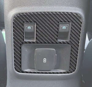 Tufskinz Rear Center Console Accent Overlays Fits 2021-2025 Ford Bronco