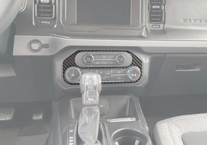 Climate Control Accent Overlay Fits 2021-2025 Ford Bronco