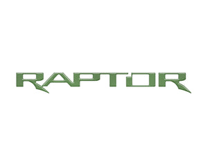 Tufskinz Raptor Emblem Inserts Fits 2022-2025 Ford Bronco Raptor