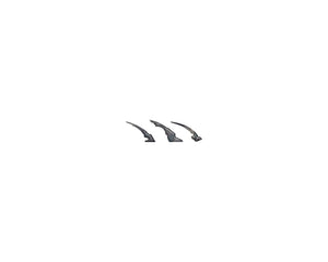 Tufskinz Raptor Emblem Claw Mark Inserts Fits 2022-2025 Ford Bronco Raptor