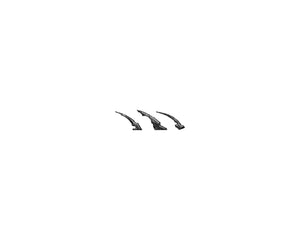 Tufskinz Raptor Emblem Claw Mark Inserts Fits 2022-2025 Ford Bronco Raptor