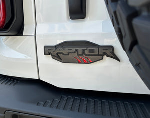 Tufskinz Raptor Emblem Claw Mark Inserts Fits 2022-2025 Ford Bronco Raptor