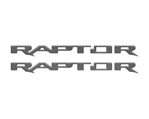 Tufskinz Bronco Raptor Running Board Letter Overlays - Race Red