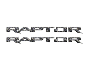 Tufskinz Bronco Raptor Running Board Letter Overlays - Race Red