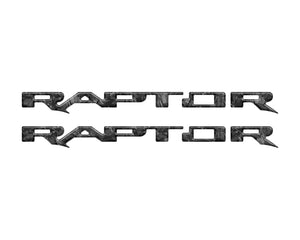 Tufskinz Bronco Raptor Running Board Letter Overlays - Race Red