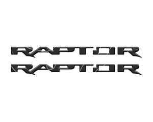 Tufskinz Bronco Raptor Running Board Letter Overlays - Race Red