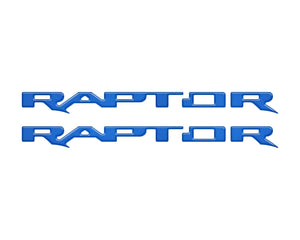 Tufskinz Bronco Raptor Running Board Letter Overlays - Race Red