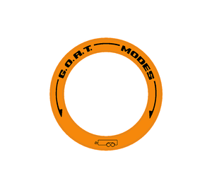 StickerFab Drive Mode to GOAT Mode Dial Ring Overlay - 2024+ Ranger & Ranger Raptor