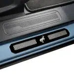 Putco Bronco Logo Black Door Sill Plates Kit for 2021+ Ford Bronco | 95177BPFD