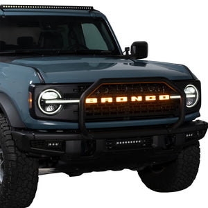 Putco Single Hoop Grille Guard Bull Bar 2021+ Ford Bronco w/ Modular Bumper | 61500