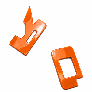 AMP ABS Emblem Tailgate Inserts Letters with Claws for 22+ Ford Bronco Raptor (Code Orange) | UPR-AMP-85121-001