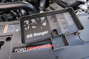 StickerFab Acrylic Laser Series Fuse Box Lid Label Plate - 2024+ Ranger & Ranger Raptor