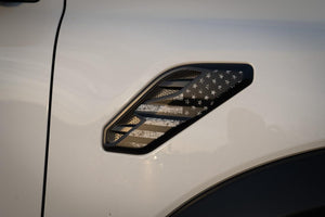 StickerFab American Flag Fender Vent Overlays - 2024+ Ranger Raptor