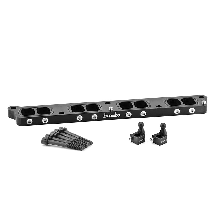 Boomba Racing 2.3L Intake Manifold Spacer for 2021-2024 Ford Bronco & Ranger - Black