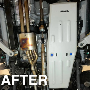 RIVAL Aluminum Gas Tank Skid Plate 2024+ Ford Ranger Raptor | rll2333.1889.1.6