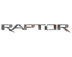 Tufskinz Raptor Tailgate Emblem Inserts Fits 2024+ Ford Ranger- Cyber Orange