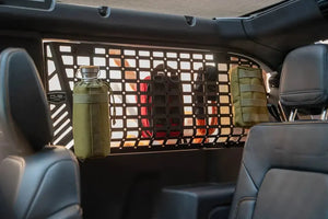 DV8 Offroad Rear Window Molle Panels for 2021+ Ford Bronco 2-door