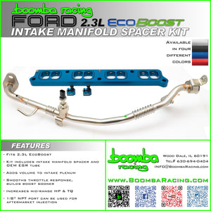 Boomba Racing 2.3L Intake Manifold Spacer for 2021-2024 Ford Bronco & Ranger - Natural
