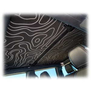 Turn Offroad 2021+ Ford Bronco Foam Headliner for TR10 Hardtop Black | HTBR-HL01