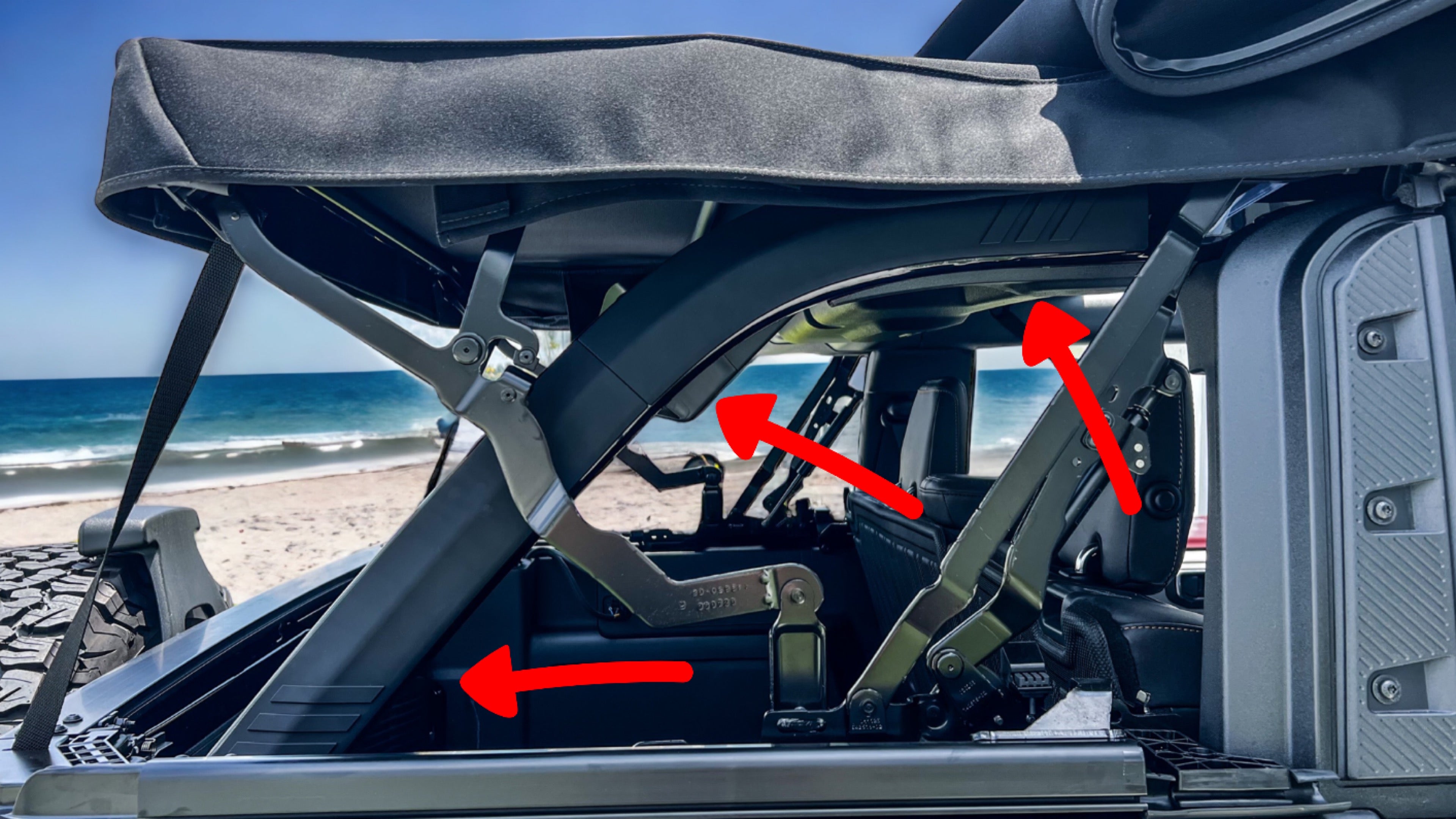 Buckle Up Off-Road 4pc Roll Bar Protection for 2021+ Ford Bronco 4 Door D-Pillar
