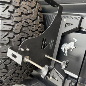 Buckle Up Off-Road KJM Recovery Track Board & Accessories Mount for 2021+ Ford Bronco & Bronco Raptor | USA MADE