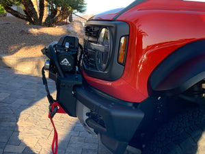 Ford Bronco Winch Mount with Bull Bar | 2021+ Modular Bumper – Buckle Up Off Road