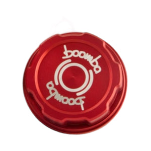 Boomba Racing Brake Fluid Cap Cover for 2021-2024 Ford Bronco 2.3L - RED