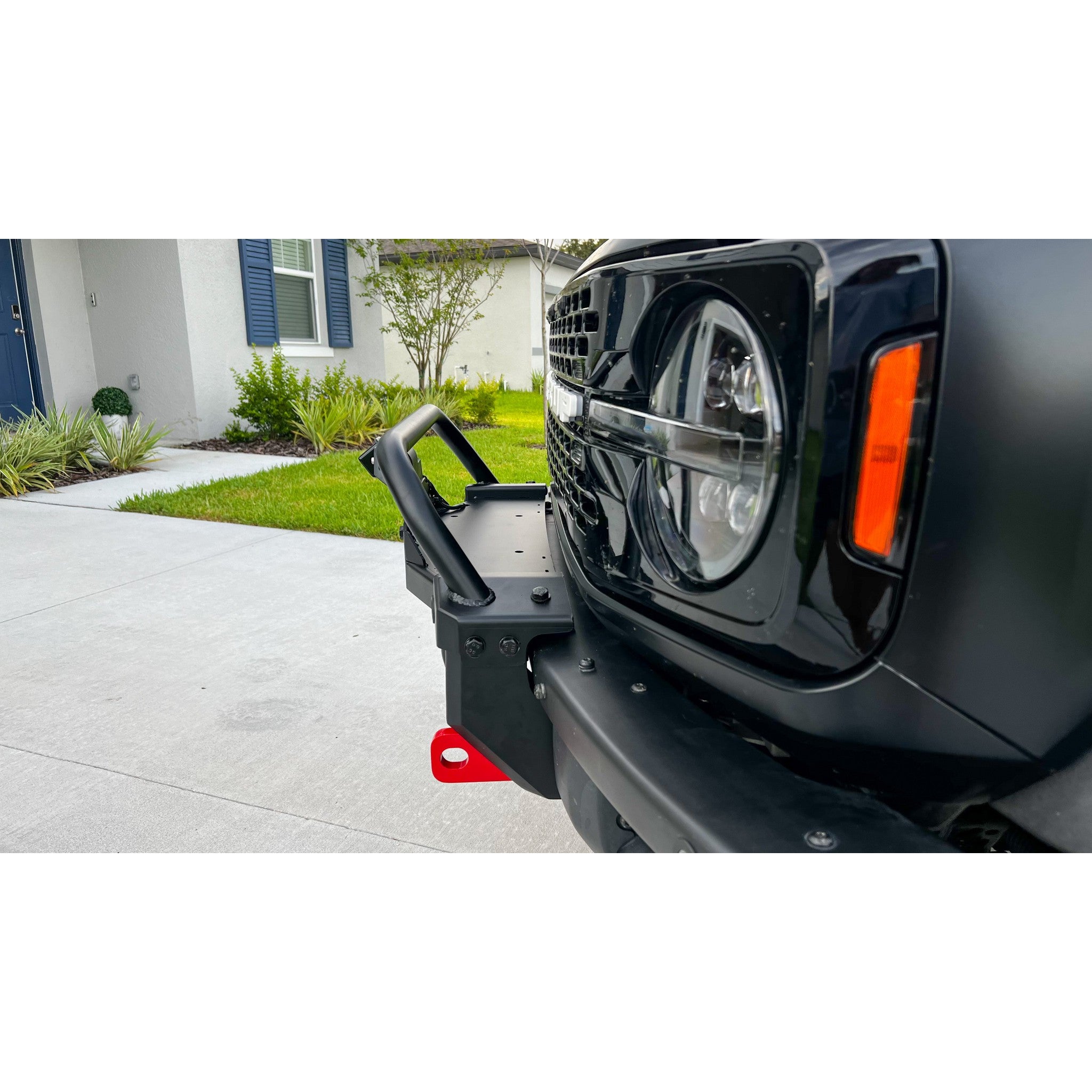 Ford Bronco Winch Mount with Bull Bar | 2021+ Modular Bumper – Buckle Up Off Road