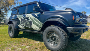 Buckle Up Off-Road Wide Track Flares for 2021+ Ford Bronco Set of 4 | bub6gwflare