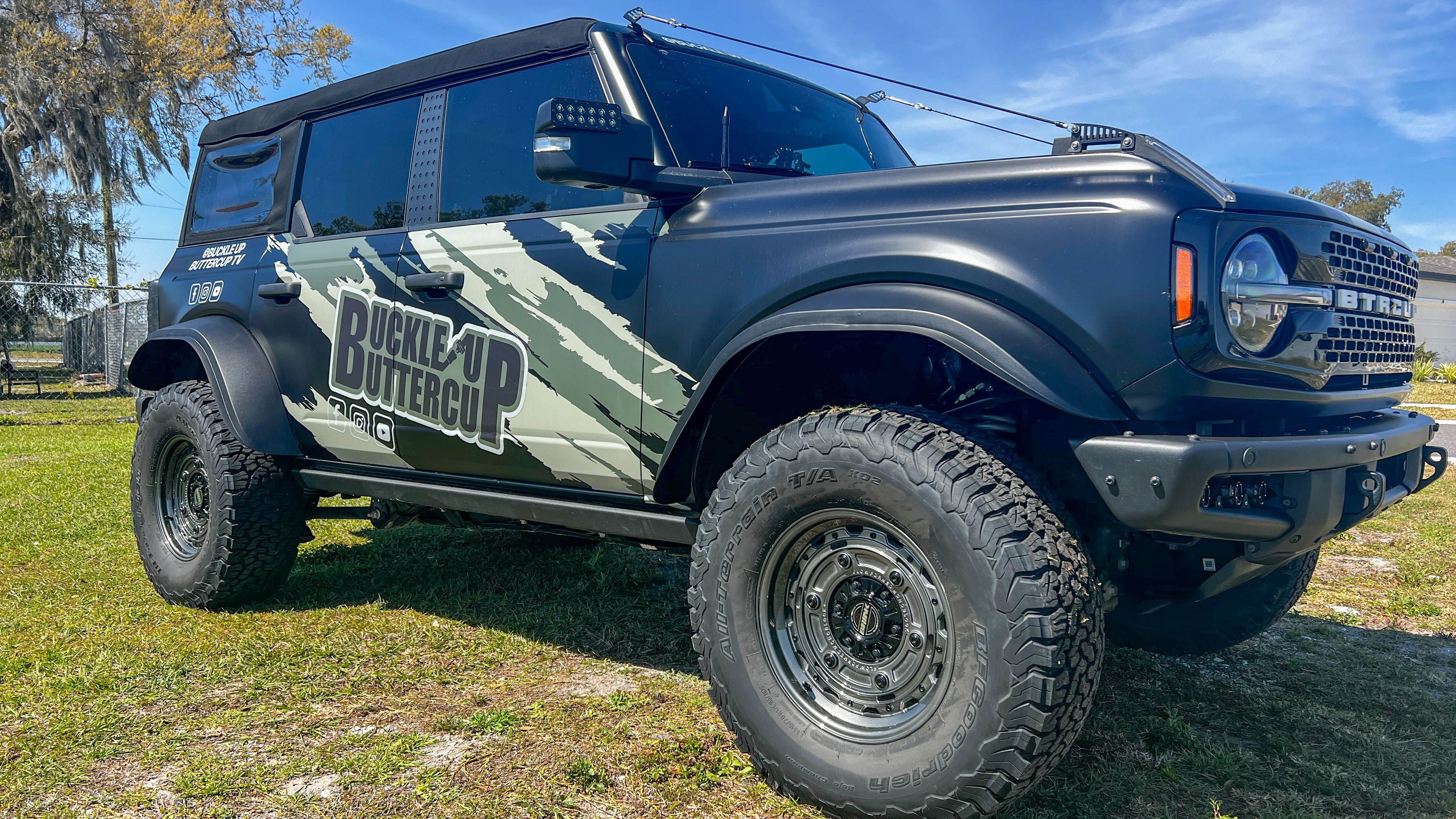 Buckle Up Off-Road Wide Track Flares for 2021+ Ford Bronco Set of 4 | bub6gwflare