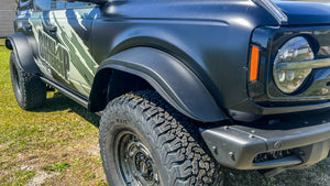 Buckle Up Off-Road Wide Track Flares for 2021+ Ford Bronco Set of 4 | bub6gwflare