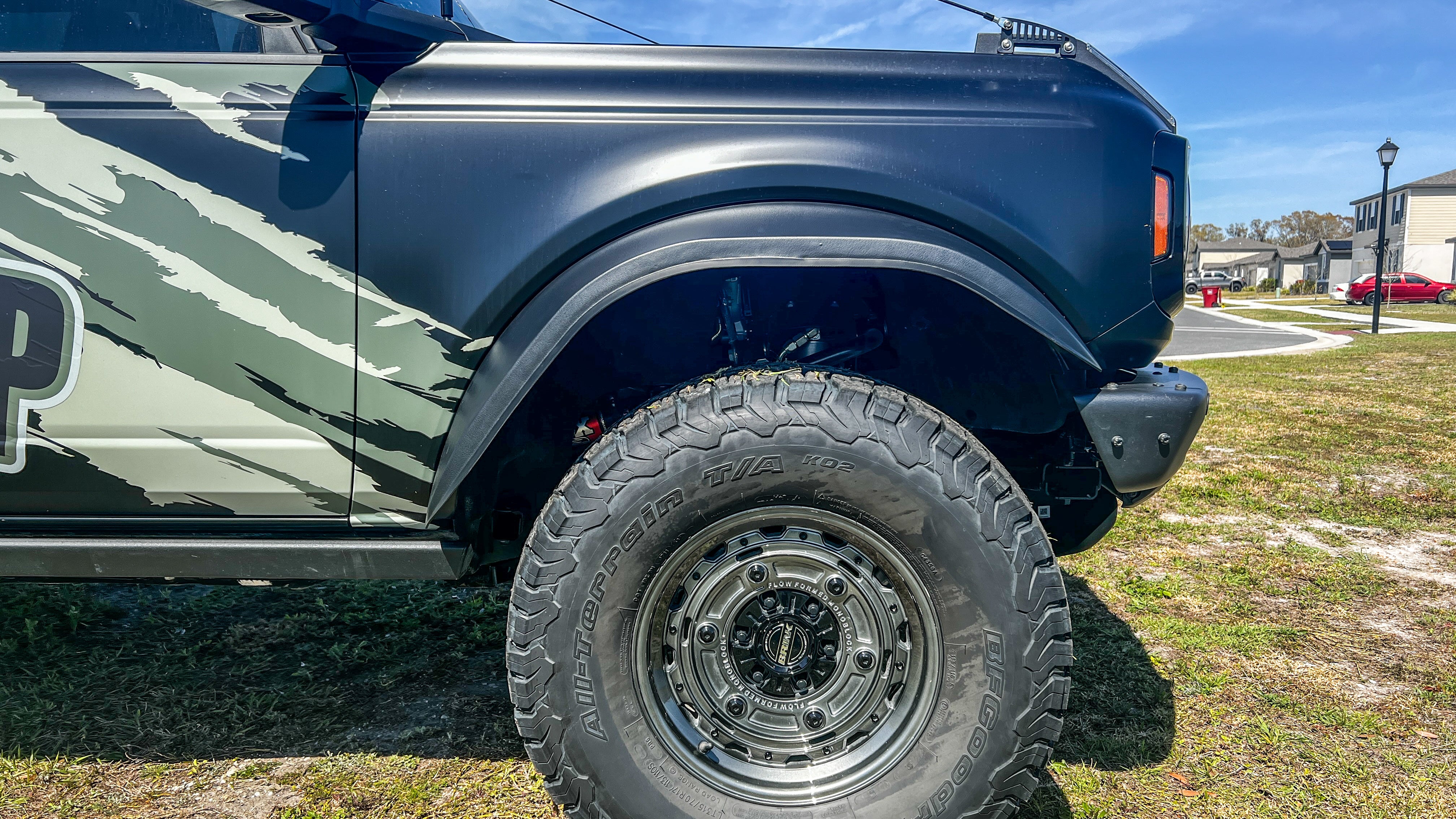 Buckle Up Off-Road Wide Track Flares for 2021+ Ford Bronco Set of 4 | bub6gwflare