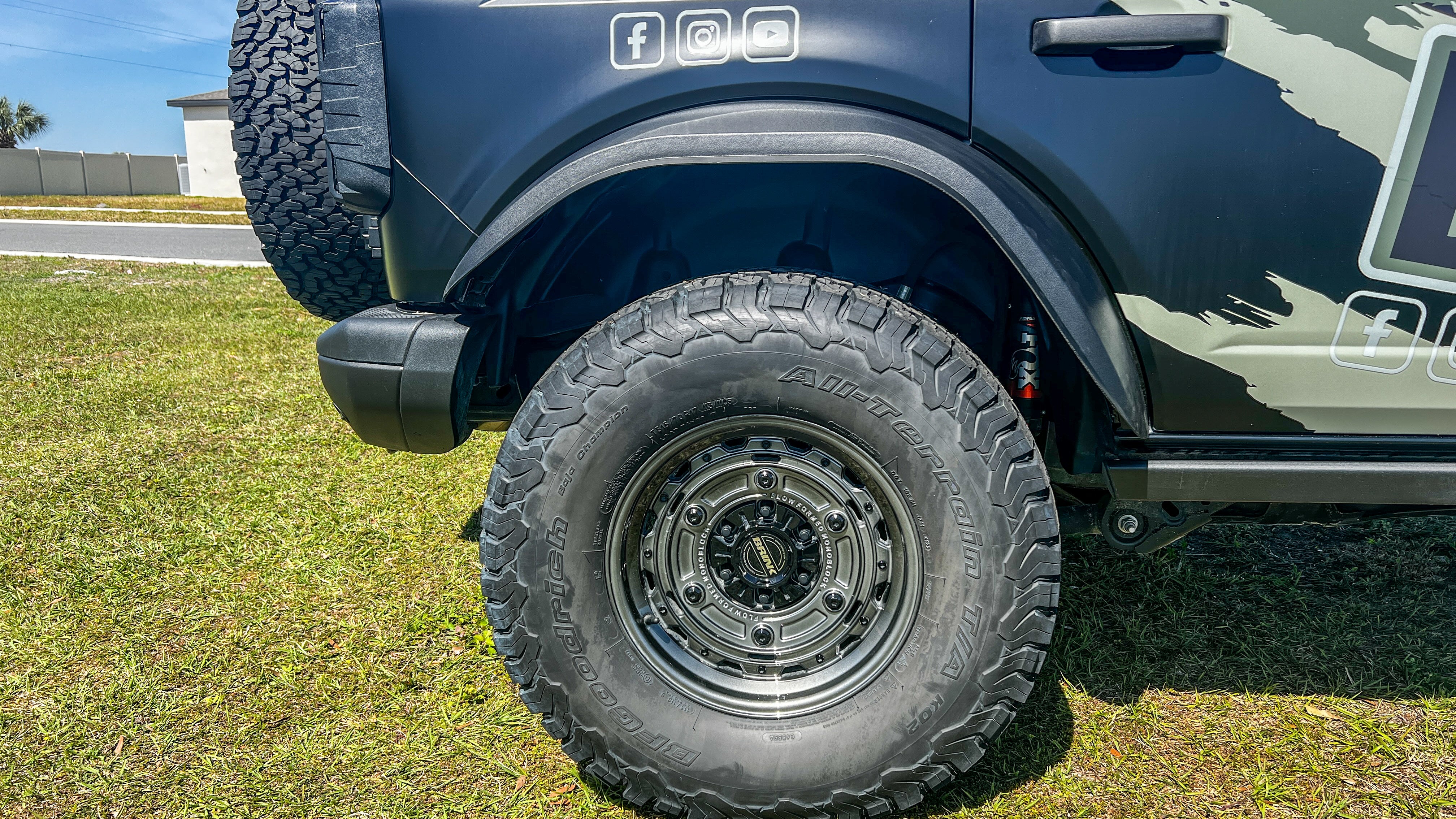 Buckle Up Off-Road Wide Track Flares for 2021+ Ford Bronco Set of 4 | bub6gwflare