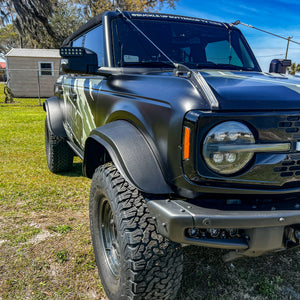Buckle Up Off-Road Wide Track Flares for 2021+ Ford Bronco Set of 4 | bub6gwflare