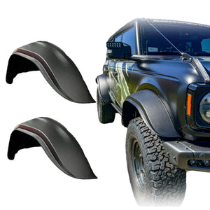 Buckle Up Off-Road Wide Track Flares for 2021+ Ford Bronco Set of 4 | bub6gwflare