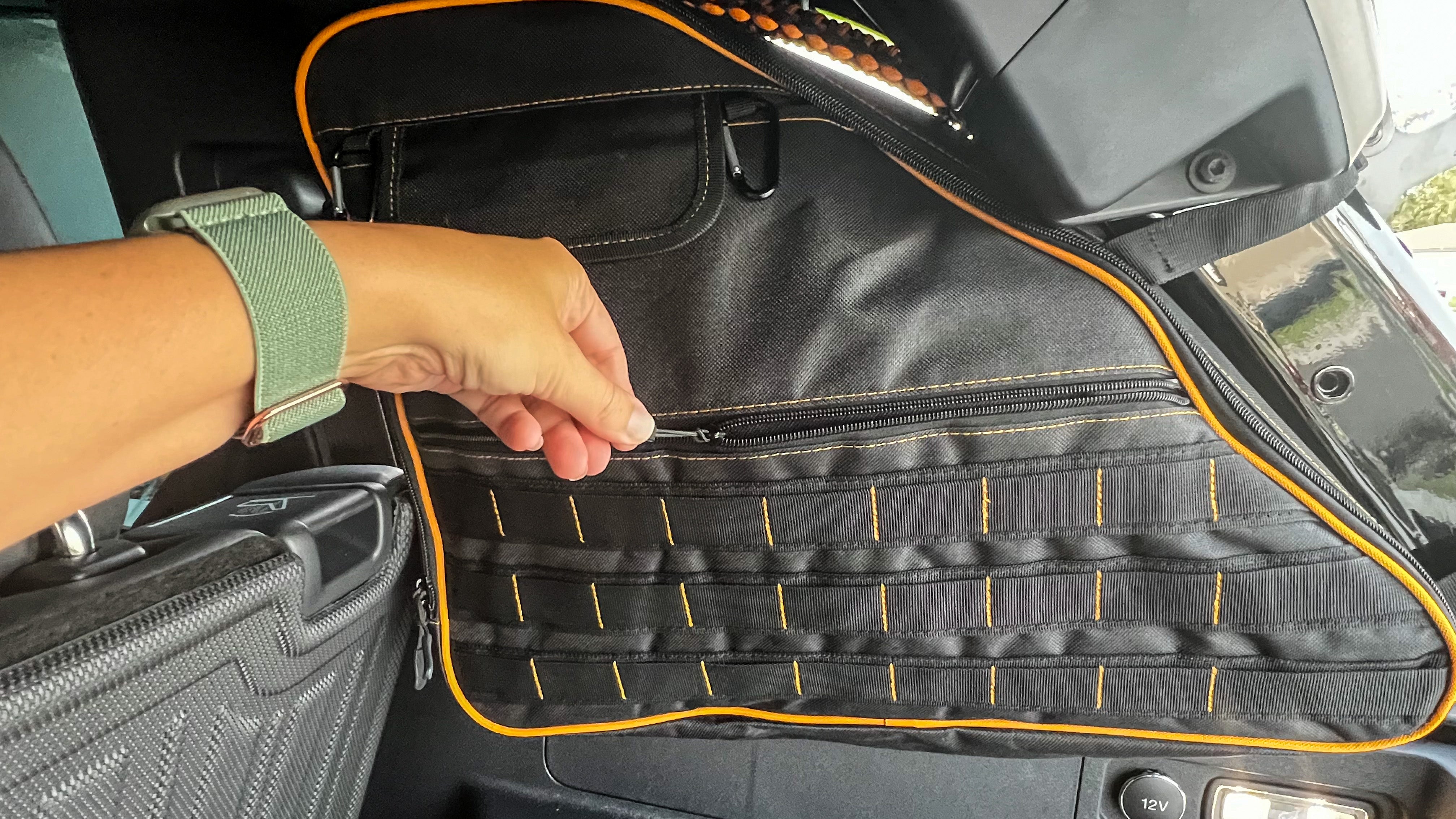 Buckle Up Off-Road Roll Bar Storage Bag Set of 2 for 2021+ Ford Bronco 4 Door - Badlands Orange
