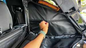 Buckle Up Off-Road Roll Bar Storage Bag Set of 2 for 2021+ Ford Bronco 4 Door - Badlands Orange