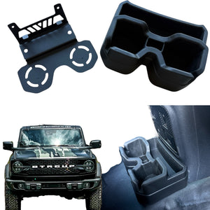 Buckle Up Off-Road V2 Rear Dual Cup Holder for 2021-2024 Ford Bronco