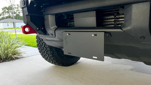 License Plate Relocation Kit for 2021+ Ford Bronco with Modular Bumper