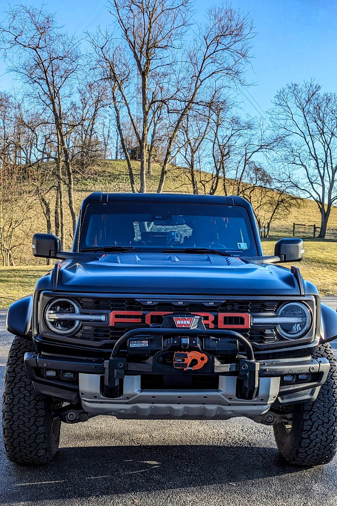 Ford Bronco Winch Mount with Bull Bar | 2021+ Modular Bumper – Buckle Up Off Road